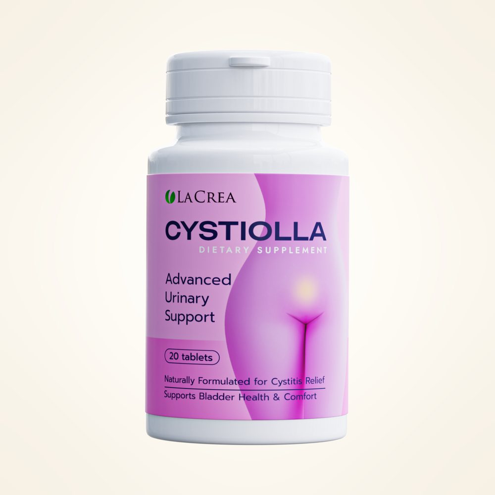 Cystiolla, LaCrea bočica i ljubičasta kutija s 20 tableta