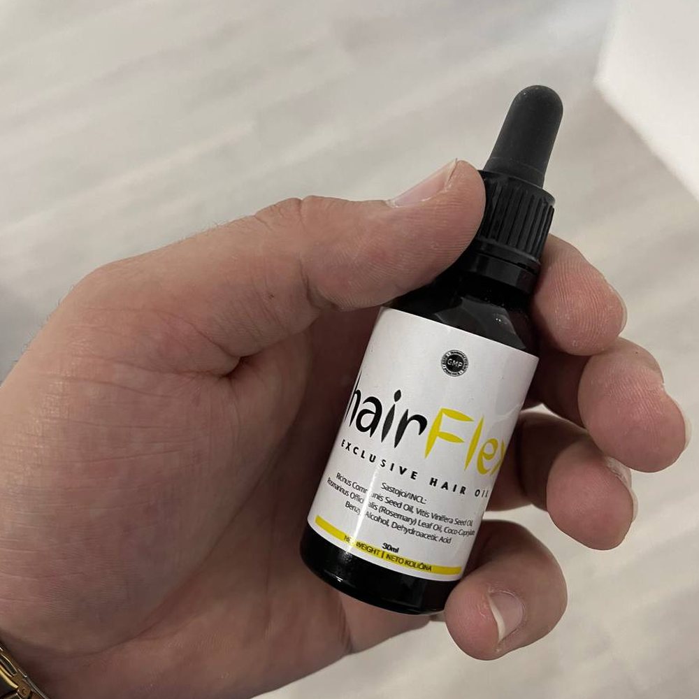 HairFlex (bočica s kapaljkom · 30 ml ulja) — prikaz 2