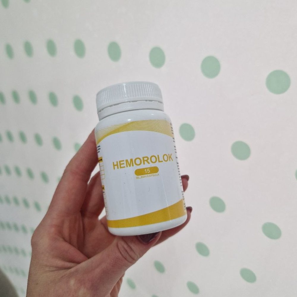 Hemorolok (bočica · 15 biljnih kapsula) — prikaz 2
