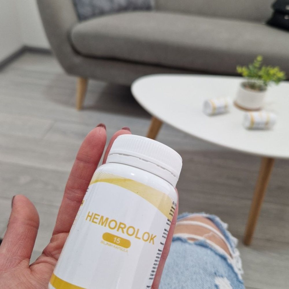 Hemorolok (bočica · 15 biljnih kapsula) — prikaz 4