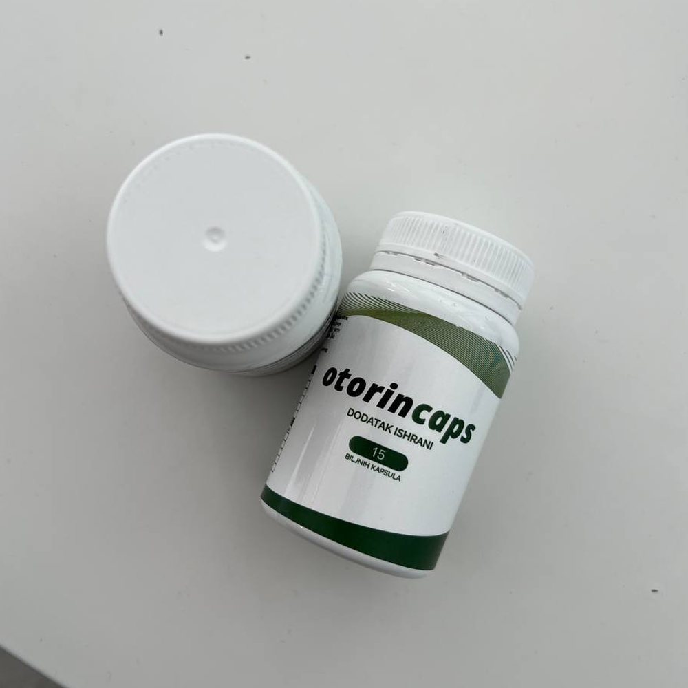 Otorin Caps (bočica · 15 biljnih kapsula) — prikaz 2
