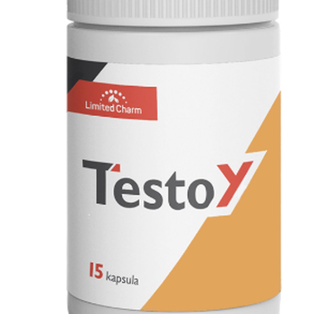 TestoY, bijela bočica s 15 kapsula